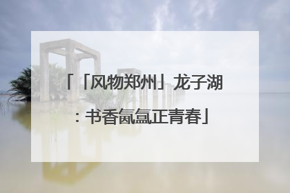 「风物郑州」龙子湖：书香氤氲正青春