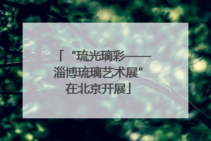 “琉光璃彩——淄博琉璃艺术展”在北京开展
