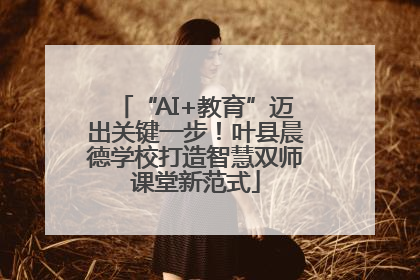 “AI+教育”迈出关键一步！叶县晨德学校打造智慧双师课堂新范式