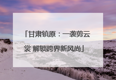 甘肃镇原：一袭剪云裳 解锁跨界新风尚