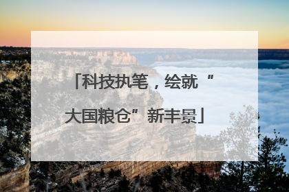科技执笔，绘就“大国粮仓”新丰景