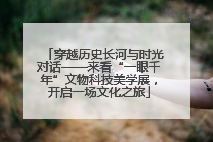 穿越历史长河与时光对话——来看“一眼千年”文物科技美学展，开启一场文化之旅