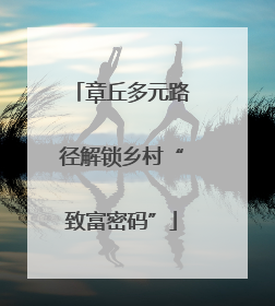 章丘多元路径解锁乡村“致富密码”