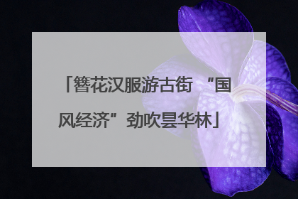 簪花汉服游古街 “国风经济”劲吹昙华林