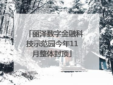 丽泽数字金融科技示范园今年11月整体封顶