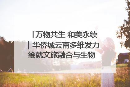 万物共生 和美永续｜华侨城云南多维发力 绘就文旅融合与生物多样性保护新图景