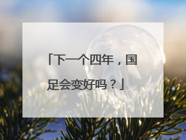 下一个四年，国足会变好吗？