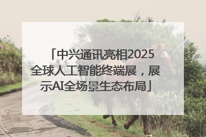 中兴通讯亮相2025全球人工智能终端展，展示AI全场景生态布局