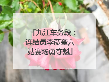 九江车务段：连结员李彦奎六站赛场勇夺魁