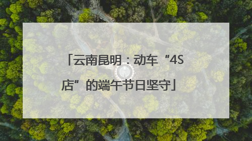 云南昆明：动车“4S店”的端午节日坚守