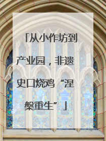 从小作坊到产业园，非遗史口烧鸡“涅槃重生”