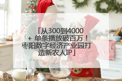 从300到4000+ 单条播放破百万！枣阳数字经济产业园打造新农人IP