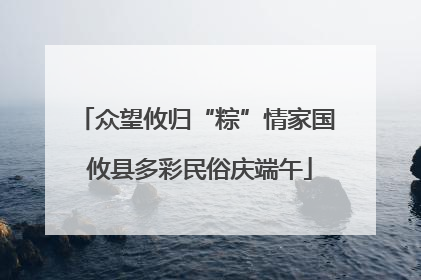 众望攸归“粽”情家国 攸县多彩民俗庆端午