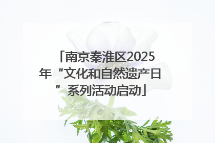 南京秦淮区2025年“文化和自然遗产日”系列活动启动