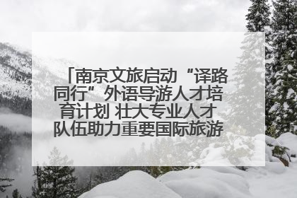 南京文旅启动“译路同行”外语导游人才培育计划 壮大专业人才队伍助力重要国际旅游目的地建设