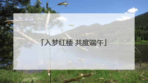 入梦红楼 共度端午