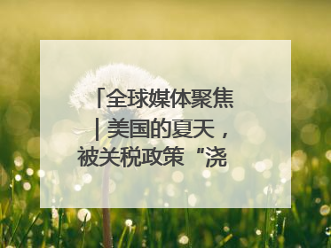 全球媒体聚焦｜美国的夏天，被关税政策“浇灭”了热情