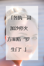各执一词 加沙停火方案陷“罗生门”