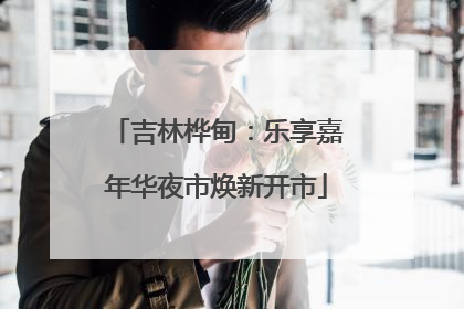 吉林桦甸：乐享嘉年华夜市焕新开市