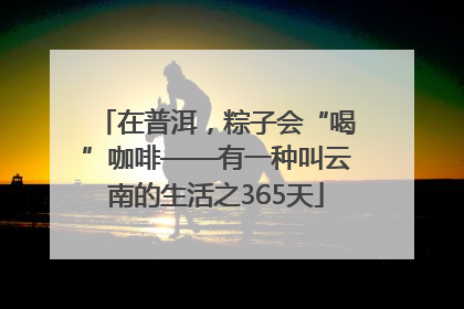 在普洱，粽子会“喝”咖啡——有一种叫云南的生活之365天