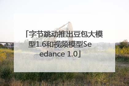 字节跳动推出豆包大模型1.6和视频模型Seedance 1.0