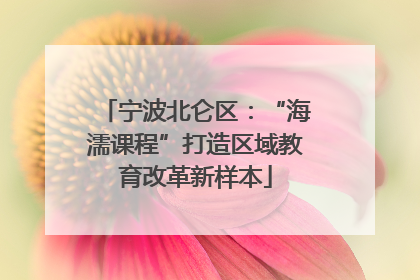 宁波北仑区：“海濡课程”打造区域教育改革新样本