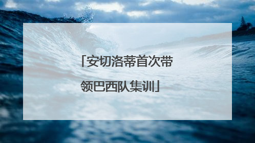 安切洛蒂首次带领巴西队集训