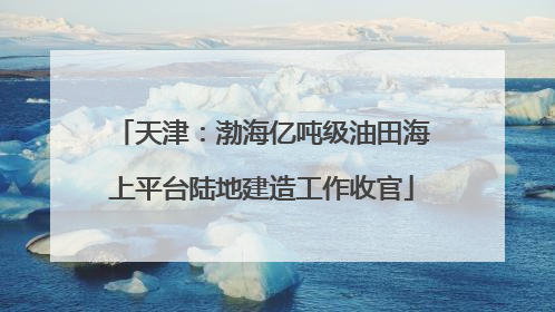 天津：渤海亿吨级油田海上平台陆地建造工作收官