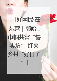 好网民·在东营｜郭盼：巾帼共富“馒头坊” 红火乡村“好日子”