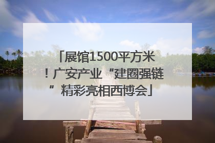 展馆1500平方米！广安产业“建圈强链”精彩亮相西博会