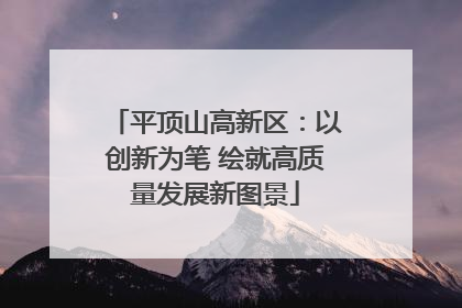 平顶山高新区：以创新为笔 绘就高质量发展新图景