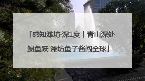 感知潍坊·深1度丨青山深处鲟鱼跃 潍坊鱼子酱闯全球