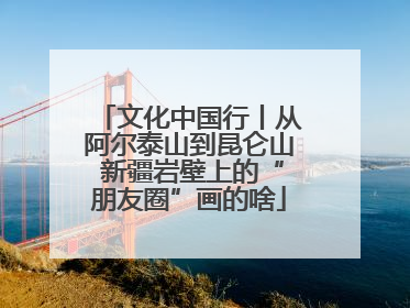 文化中国行丨从阿尔泰山到昆仑山 新疆岩壁上的“朋友圈”画的啥