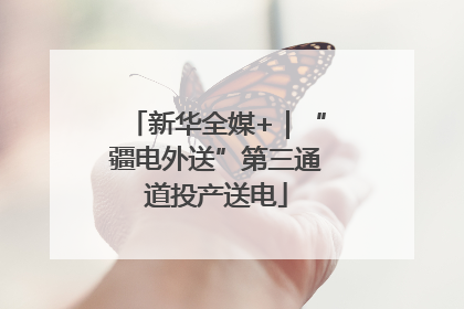 新华全媒+｜“疆电外送”第三通道投产送电