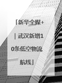 新华全媒+｜武汉新增10条低空物流航线
