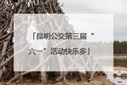 昆明公交第三届“六一”活动快乐多