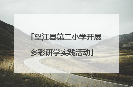 望江县第三小学开展多彩研学实践活动