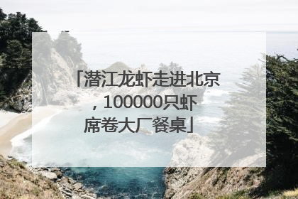 潜江龙虾走进北京，100000只虾席卷大厂餐桌