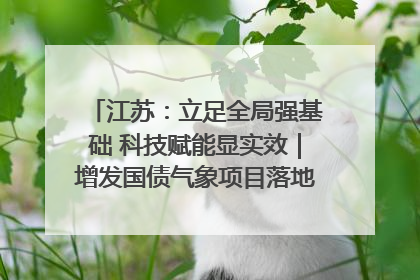 江苏：立足全局强基础 科技赋能显实效｜增发国债气象项目落地见效系列报道