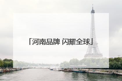 河南品牌 闪耀全球