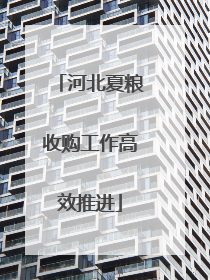 河北夏粮收购工作高效推进