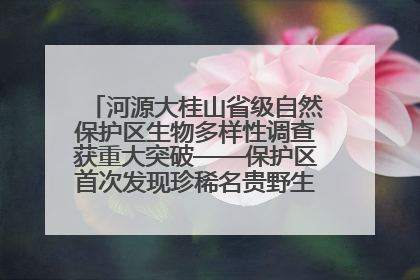 河源大桂山省级自然保护区生物多样性调查获重大突破——保护区首次发现珍稀名贵野生干巴菌与钝尾两头蛇