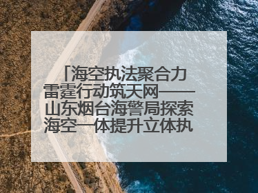 海空执法聚合力 雷霆行动筑天网——山东烟台海警局探索海空一体提升立体执法效能纪实