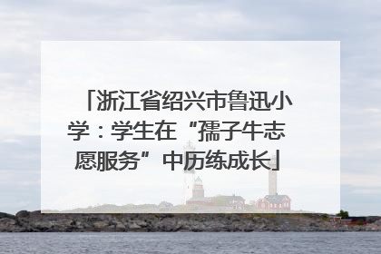 浙江省绍兴市鲁迅小学：学生在“孺子牛志愿服务”中历练成长