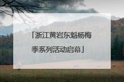 浙江黄岩东魁杨梅季系列活动启幕
