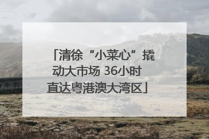 清徐“小菜心”撬动大市场 36小时直达粤港澳大湾区