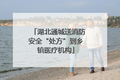 湖北通城送消防安全“处方”到乡镇医疗机构