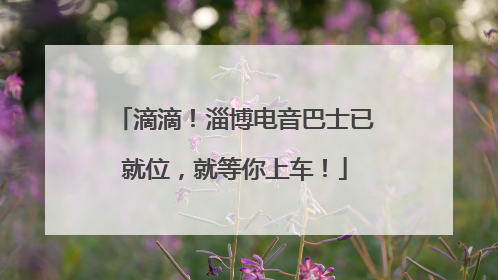 滴滴！淄博电音巴士已就位，就等你上车！