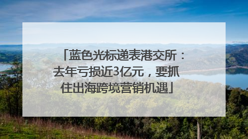 蓝色光标递表港交所：去年亏损近3亿元，要抓住出海跨境营销机遇