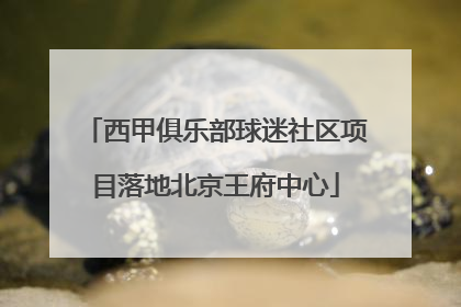 西甲俱乐部球迷社区项目落地北京王府中心
